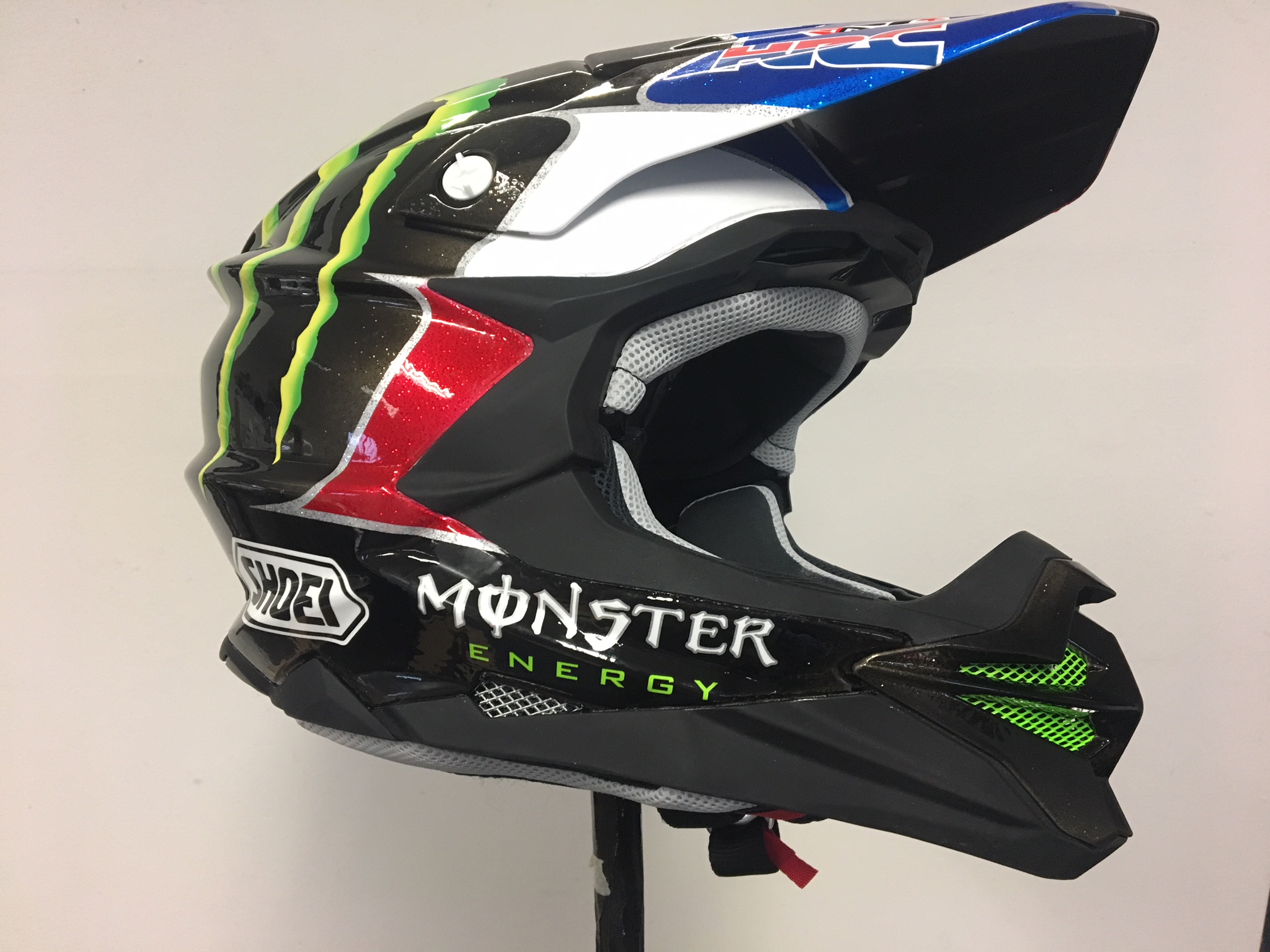 Monster Energy Honda Team Helmet by Slim Grafix