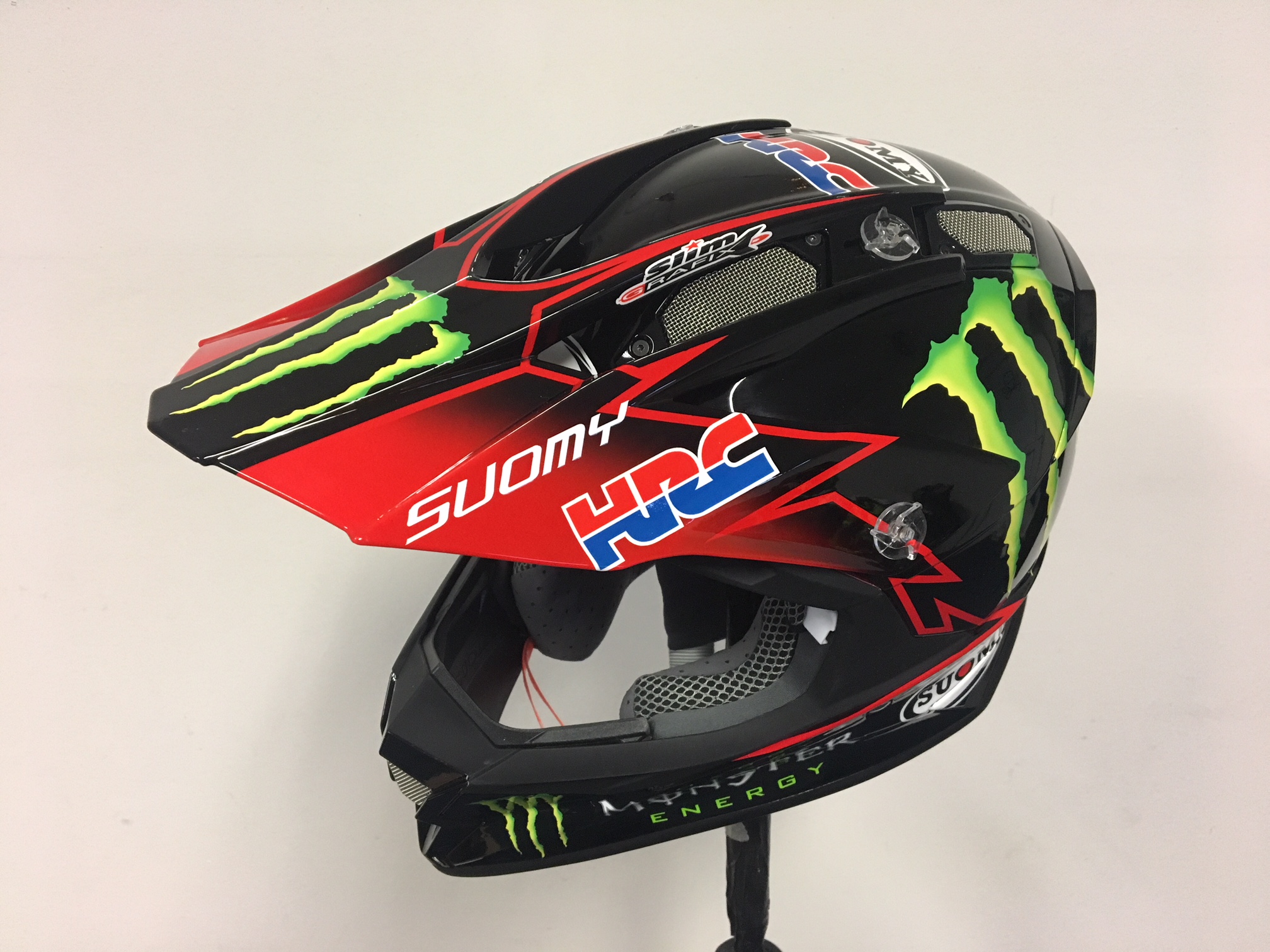 Monster Energy Honda Team Helmet by Slim Grafix
